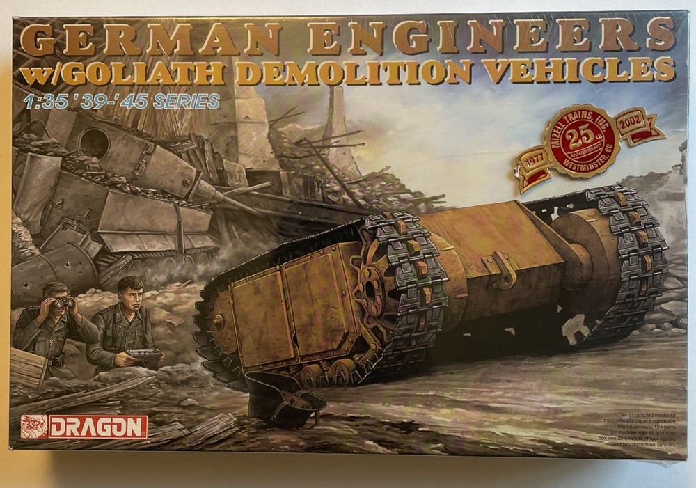 DRAGON 6103 German Engineers w/Goliath Demolition Vehicles Sealed 1/35