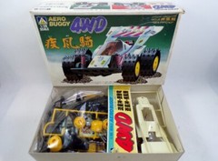 Vintage Aoshima 1/28 Mini 4WD Aero Buggy No. 4 Shippuki Tamiya ARII Nichimo