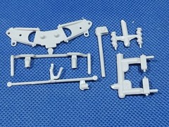 🌟 Front End & Suspension 1955 Corvette 1:25 Scale 1000s Model Car Parts 4 Sale.