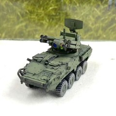 Tank World Mobile War 1/144 Stryker Wheeled Armored Vehicle Finished Model