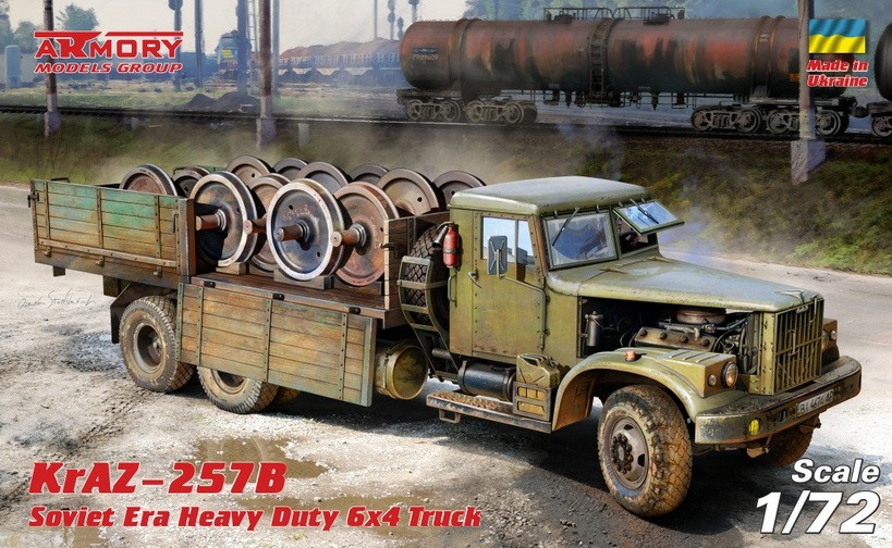 Armory Production 1/72 KrAZ-257B Soviet Era Heavy Duty 6×4 Cargo Truck