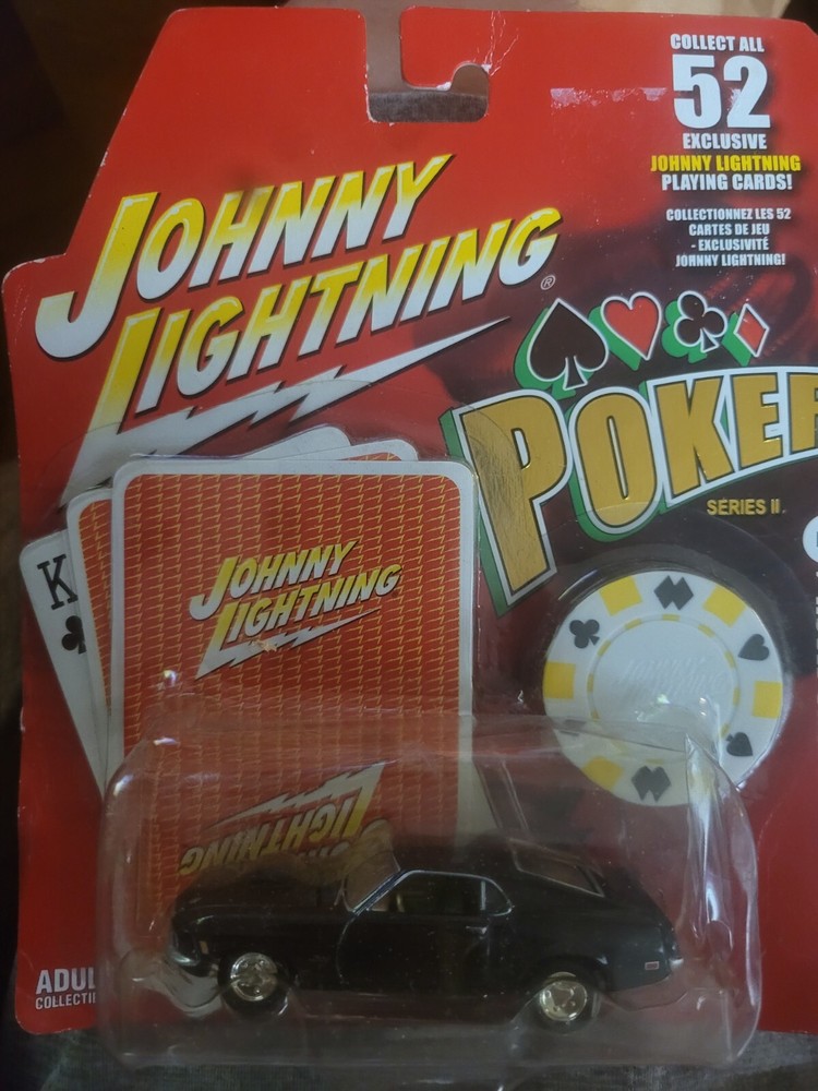 2005 Johnny Lightning POKER 1970 FORD MUSTANG MACH 1 #5 SEE PHOTOS