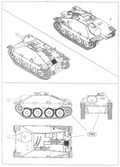 UM-MT Models 1/72 JAGDPANZER 38(t) StuH 44/2 105mm Self Propelled Gun