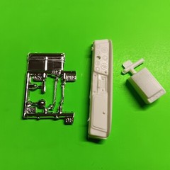 1972 GMC Jimmy Blazer 4×4 1/25 AMT Interior Tub Bucket Seat Dash Chrome Shifter