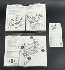Vintage 1968 Shelby Mustang INSTRUCTIONS & DECALS ONLY 1977 AMT ERTL Kit #6541