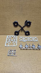 1965 Chevy Pickup WHEELS & WHITEWALL TIRES 1/25 scale Revell NEW Model PARTS