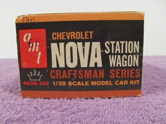 1963 AMT Chevy II Nova Station Wagon Vintage Craftsman Series Built Up MPC JOHAN