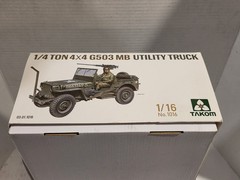 Takom 1/16 G503 MB Military JEEP Truck 1/4 Ton 4×4 Utility Model Kit