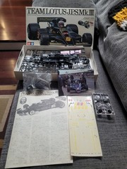 Tamiya Team Lotus J.P.S.MK.III 1/20 OPEN BOX COMPLETE Partially assembled
