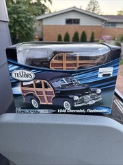Testors 1948 Chevrolet Fleetmaster Woody Silver Series Metal Model Kit NEW