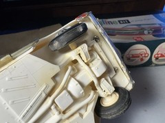 Vintage AMT 1961 Plastic Model Styline Kit Ford Thunderbird T-Bird Built Custom