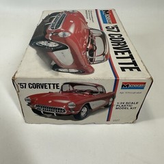 Monogram 1957 Corvette 1/25 Scale Model Kit 2227 Stock or Custom Vtg Car 1977