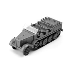 1/72 Military Vehicle Model Kit Plastic Assembly Tank Truck Toy Set