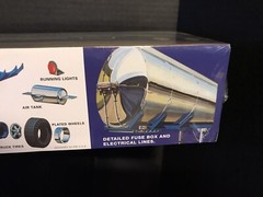 AMT 1239/06 SUNOCO FRUEHAUF PLATED TANKER SEMI-TRAILER MODEL KIT-NIB-1/25 SCALE