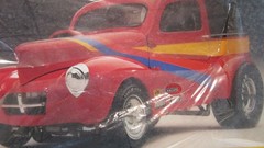 REVELL HOT ROD 41 WILLYS PICKUP SUPER GASSERS 1/25 SCALE 1985