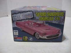 Monogram 1958 Ford Thunderbird Conv 1/24 Scale Partial Built Model Kit #85-4280