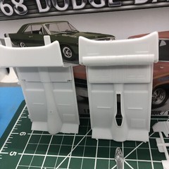 FOB 68 Dodge Dart Interior W Super Stock & Stock Floor RVL 1:25 LBR Model Parts