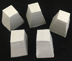 Dragons Teeth Obstacles 50mm Type C (Pack of 5), 1/35th Resin Base TW-35210