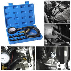 Oil Pressure Tester Tool, Oil Pressure Gauge Kit, 0-140 PSI Pressure Test Diagno