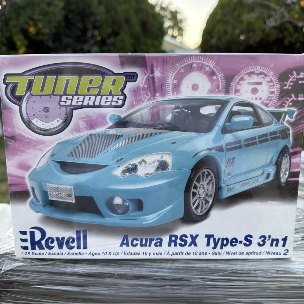 1/25 REVELL TUNER SERIES ACURA RSX TYPE-S 3 ‘n 1 Model Kit Sealed Box