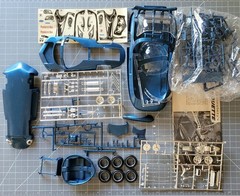 AMT Silhouette Custom Show Car Kit T276 1968 Open Art Box Stock, Street or Drag