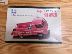 Vintage 1966 Issue IMC #107-200 Dodge Little Red Wagon Model 6/27