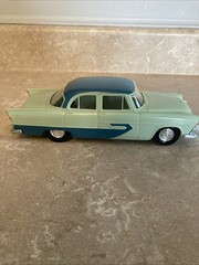 1956 Plymouth 4dr Belvedere Powder Blue Med Blue Jo-Han Dealer Promo Model