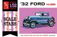 AMT 1/32 Scale Ford Scale Stars V-8 Coupe Plastic Model Kit AMT1181/12