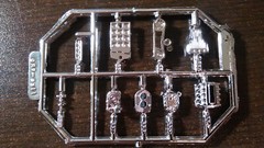 Amt Lot Of 2 65 Chevelle Wagon 1/25 Chevy 350 V8 Chrome Supercharger Engine Top