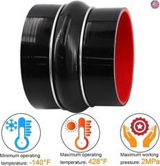 Straight Silicone Reducer Coupler Hose ID 4 to 4-1/2 inches 4 Ply Polyester