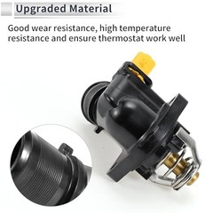 Inner Car Thermostat for Peugeot 207 1007 for Citroen C2 C3 Durable Engine