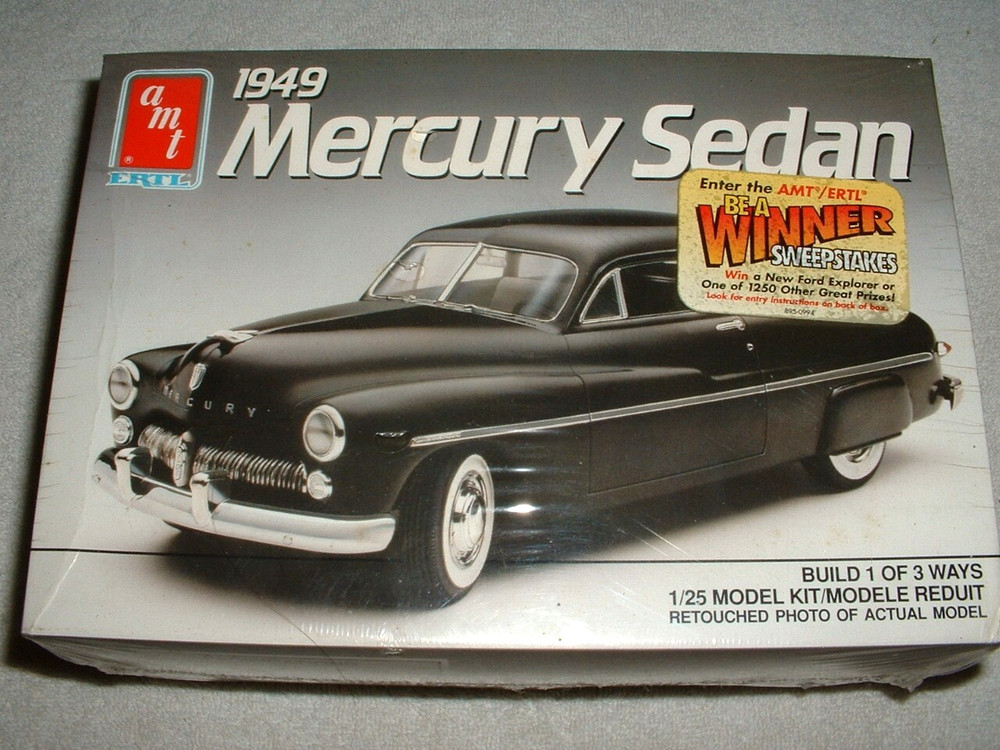 1991 AMT Ertl 1949 Mercury Sedan Model Kit 1:25 Sealed Build 1 of 3 Ways