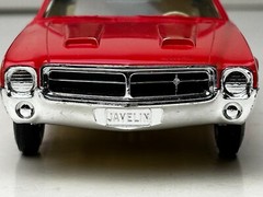 Jo-Han 1969 AMC Javelin SST Promo Car with Original Box, Red to Blue