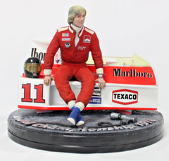 James Hunt Figure With McLaren M32 F1 Model Kit Scale 1/12
