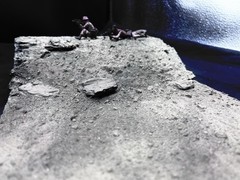 1/35 Scale Military Diorama Base Terrain Display Model Soldiers Figures Diecast