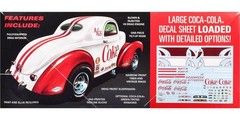 1940 Willys Coupe Coca-Cola Race Team 1/25 Scale Skill 2 Model Kit by AMT