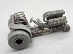Mini V12 Pulling Tractor 1/25 Scale Resin Model Kit