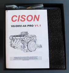 cison v 8 gasoline engine model kit plus accessories THE REAL DEAL!!!!