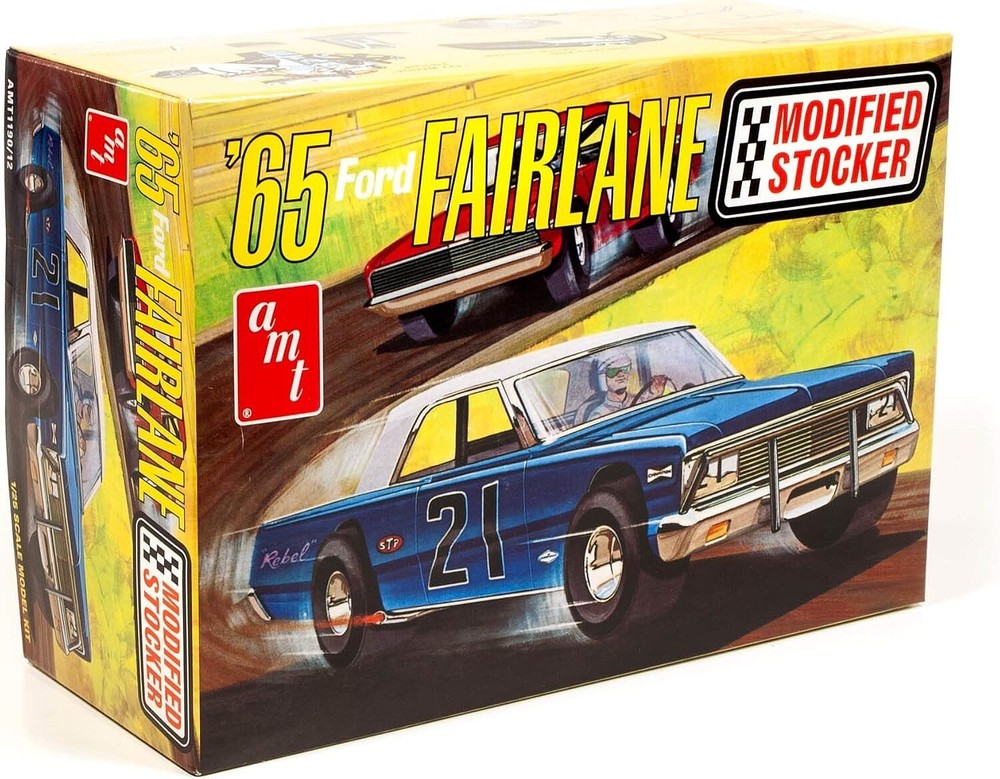 AMT 1/25 Scale 1965 Ford Fairlane Modified Stocker Model Car Kit AMT1190