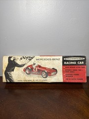 VTG Early Run Strombecker Slot Car Mercedes-Benz Model Kit Box & Parts Only