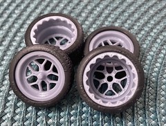 Resin 21/20-inch Billet Specialties Drag Comps Model car wheels, 1/24 1/25 Scale