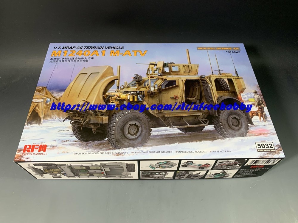 RYEFIELD MODEL RFM RM-5032 1/35 U.S MRAP All Terrain Vehicle M1240A1 M-ATV