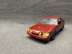 MPC Ford Mustang SVO Custom Pro Built Detailed Trim V8 Foxbody Drag Car Slicks