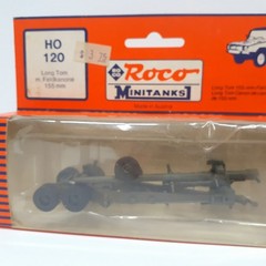 Roco Minitanks HO 1:87 #104 & 120 M40 105mm & M1/M2 155mm Long Tom Lot Of 2