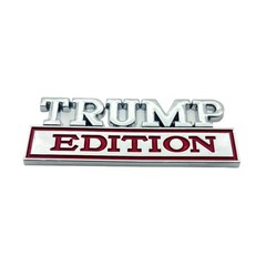2 Pcs Trump Edition Emblem Car 3D Decal – Side, Rear, Front, Hood, Trunk Badge