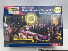Revell Monogram Team Scandia Royal Purple Top Fuel Dragster 1:25 Model 0536 M23