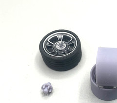 1/25 Custom 3d Printed Pro Touring Truck Car Wheels & Tires 23″ Set of 4