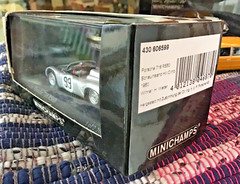 1/43 MINICHAMPS PORSCHE 718 RS 60, winner Water, silver, 1973, mint ++!