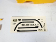 Triumph TR7 Wedge Monogram 1:24 Model Kit # 2105 Parts Lot