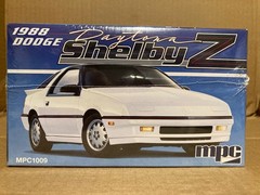 1988 DODGE DAYTONA SHELBY Z – MPC 1009 – 1/25 scale – PLEASE READ